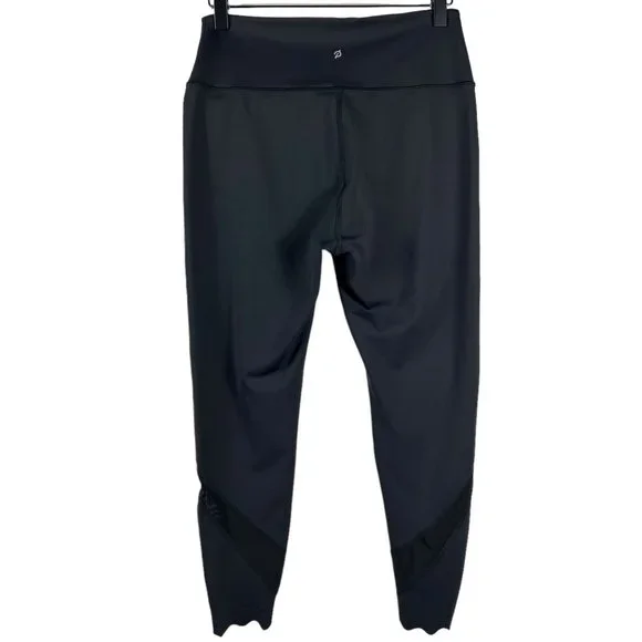 Peloton Women's Move Scalloped Hem High Rise Crop Leggings Black Size L HO121 - Picture 11 of 11